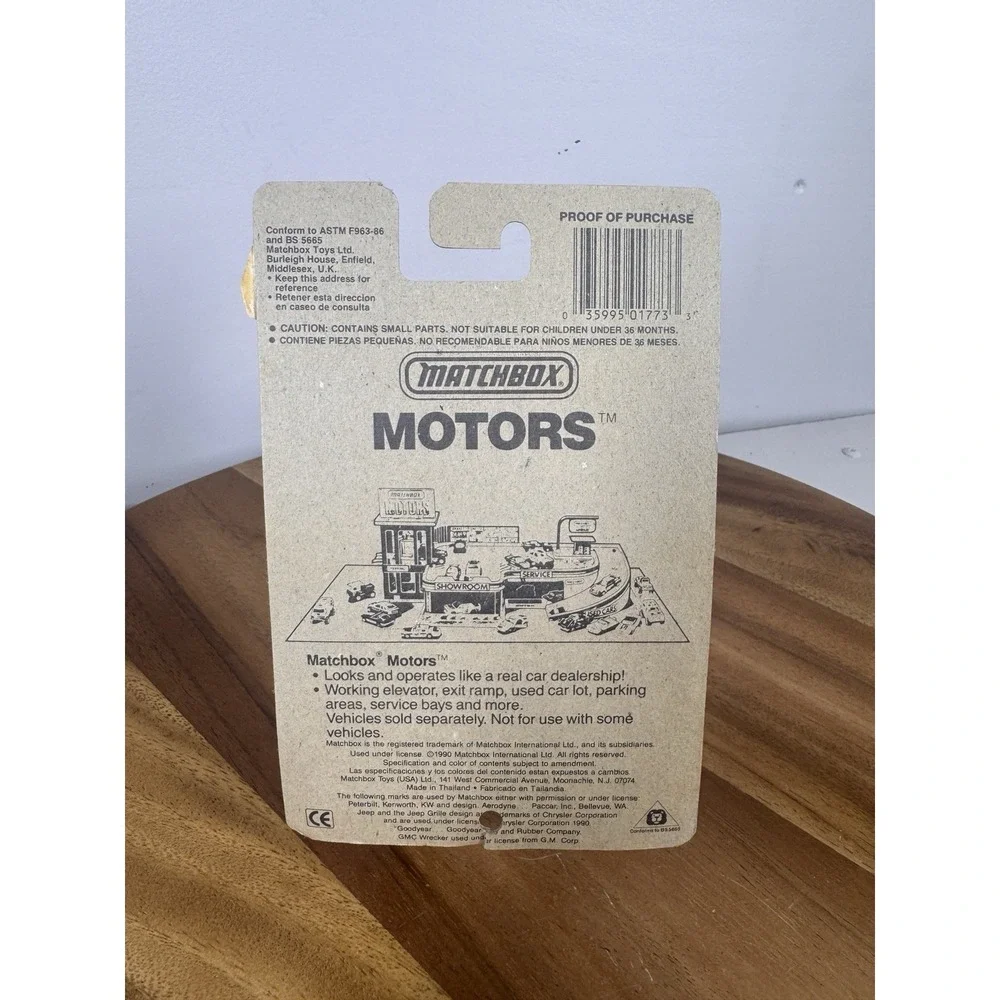 Tractor‎ 1600 Turbo MB 73 Die-Cast Metal Matchbox 1990 MOSC New Sealed
